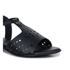 Leather Sandals For Women L 648 – Thong Style with Brogue Detailing - Zoom Shoes India
