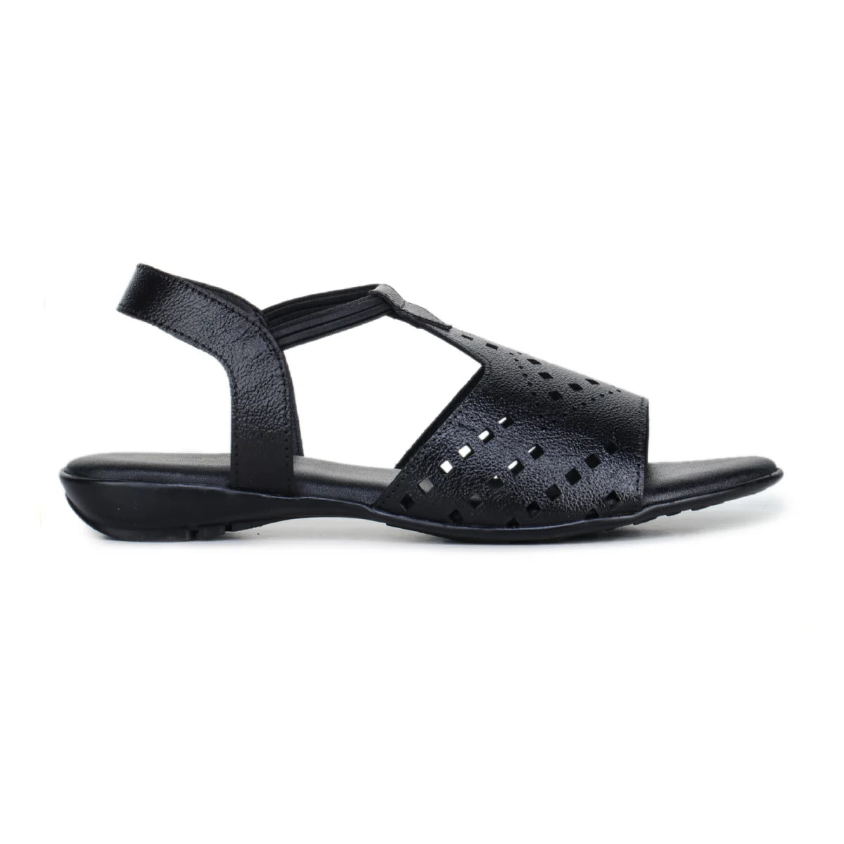 Leather Sandals For Women L 648 – Thong Style with Brogue Detailing - Zoom Shoes India