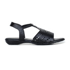 Leather Sandals For Women L 648 – Thong Style with Brogue Detailing - Zoom Shoes India