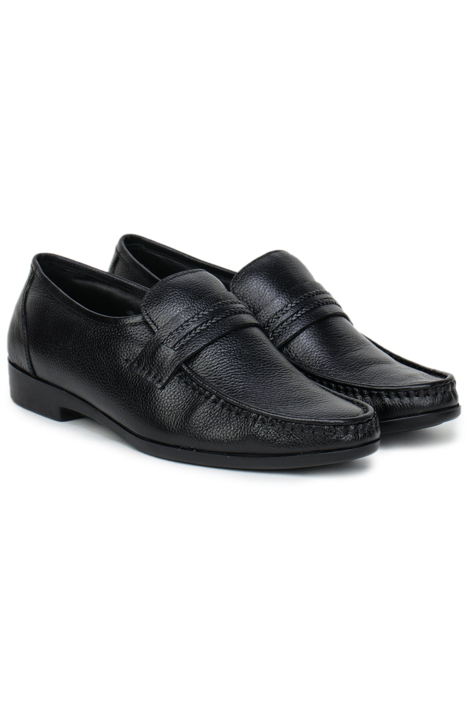 Men’s Premium Textured Leather Loafers - 3415