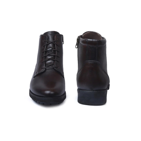 Men’s Leather Boots with Zipper 3572 | High Ankle Boots