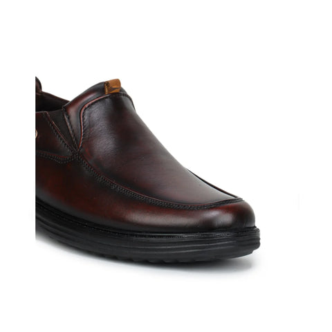 Leather Loafers for Men 4511 | Slip-On Shoes with TPR Sole