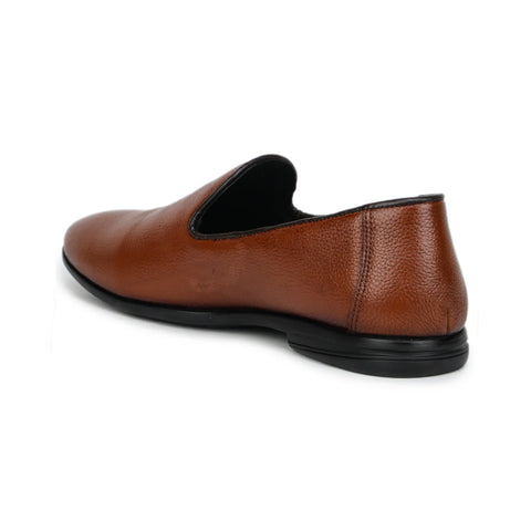 Black Formal Slip-On Shoes 1746 | Leather Loafers for Men