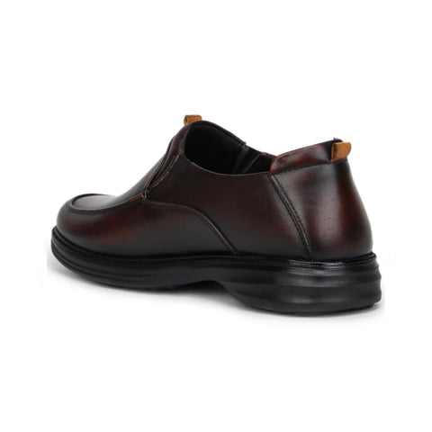 Leather Loafers for Men 4511 | Slip-On Shoes with TPR Sole