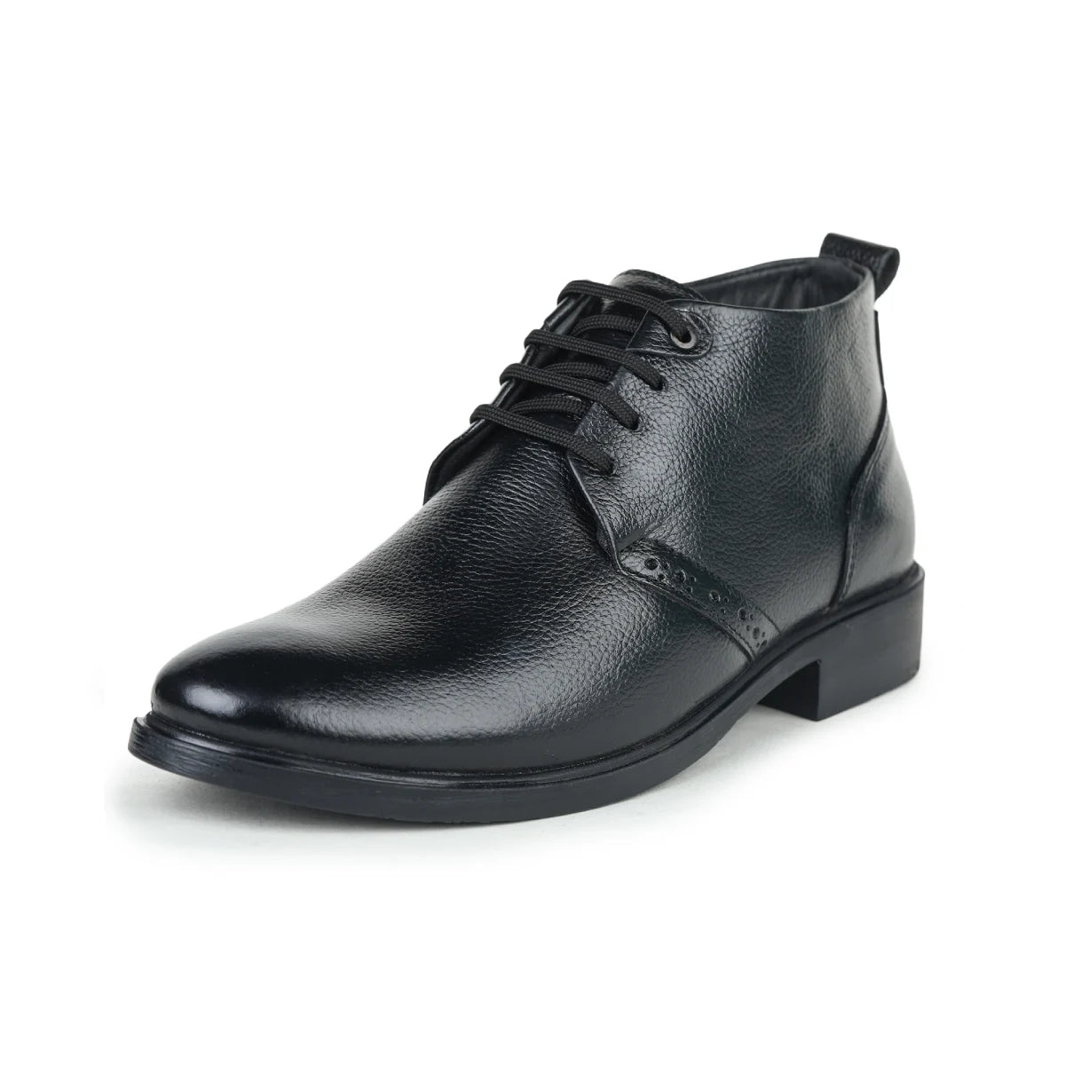 Leather Chukka Boots B 091 | Lace-Up High Ankle Shoes - Zoom Shoes India