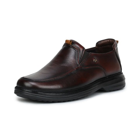 Leather Loafers for Men 4511 | Slip-On Shoes with TPR Sole