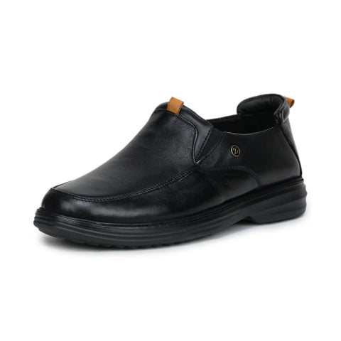 Leather Loafers for Men 4511 | Slip-On Shoes with TPR Sole