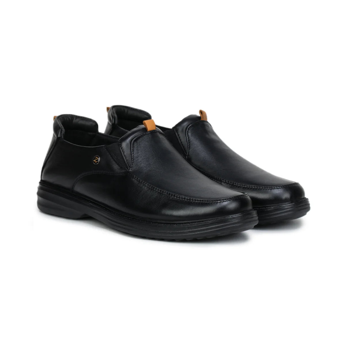 Leather Loafers for Men 4511 | Slip-On Shoes with TPR Sole