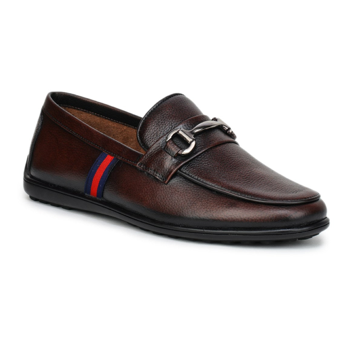 mens buckle loafers_brown