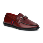 mens buckle loafers_cherry