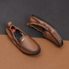 elastic loafer shoes for women_beige2