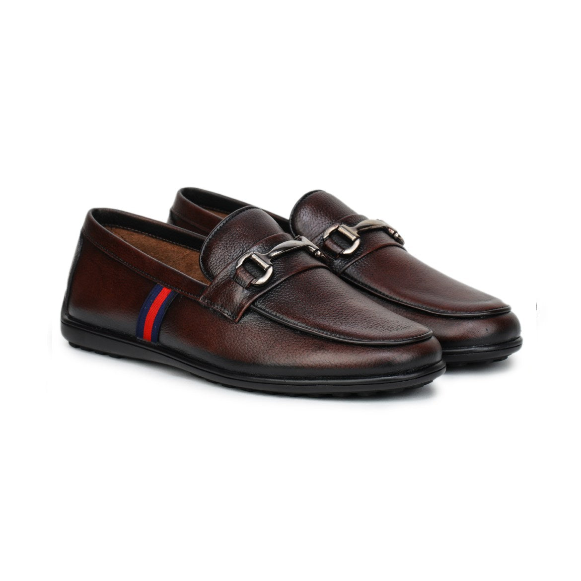 mens buckle loafers_brown1