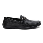 Fine-grain Leather Loafers for Men – 9855 with Tree Bark Texture & Cushioned Insole - Zoom Shoes India