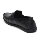 Fine-grain Leather Loafers for Men – 9855 with Tree Bark Texture & Cushioned Insole - Zoom Shoes India