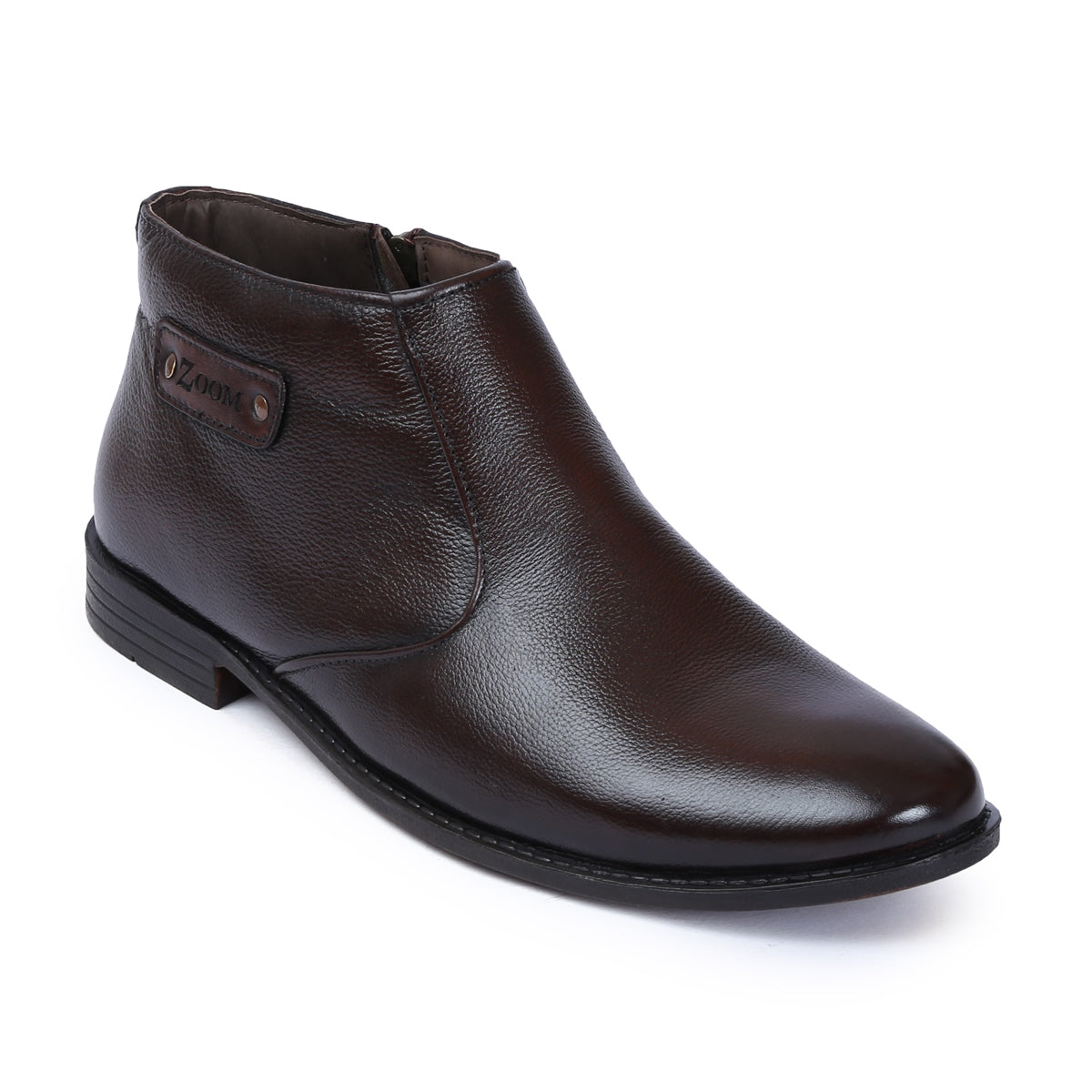 Men's High Ankle Genuine Leather Formal Boots - B66 – Zoom Shoes India