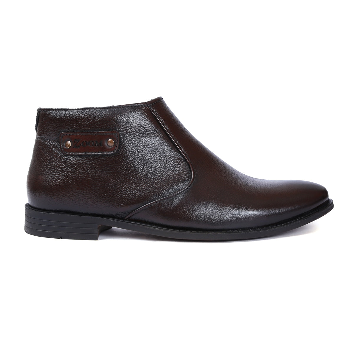 Men's High Ankle Genuine Leather Formal Boots - B66 – Zoom Shoes India