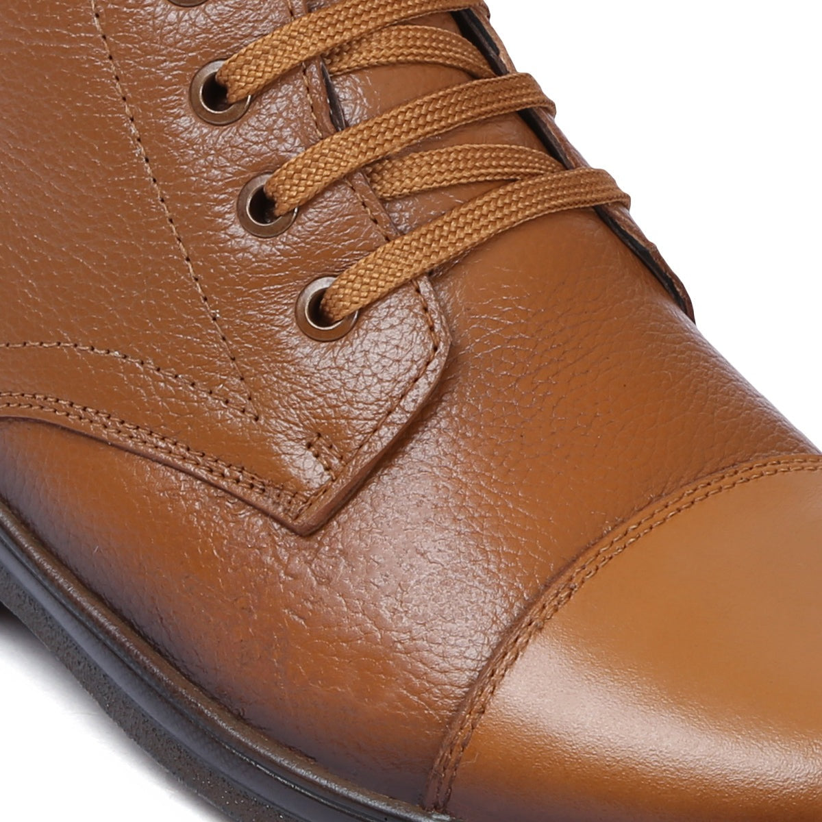 High Ankle Leather Boots D – 041_tan1