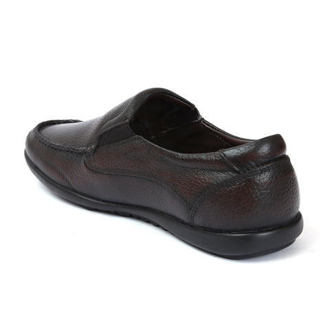 Casual Slip On Shoes D-1340_brown3