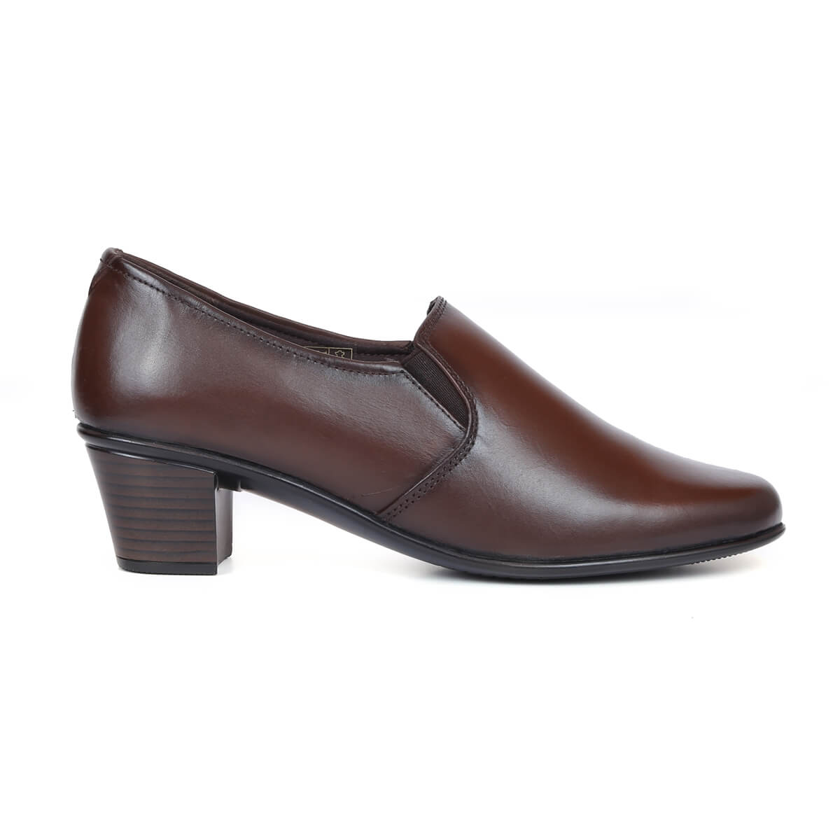 Block Heel Bellies Brown