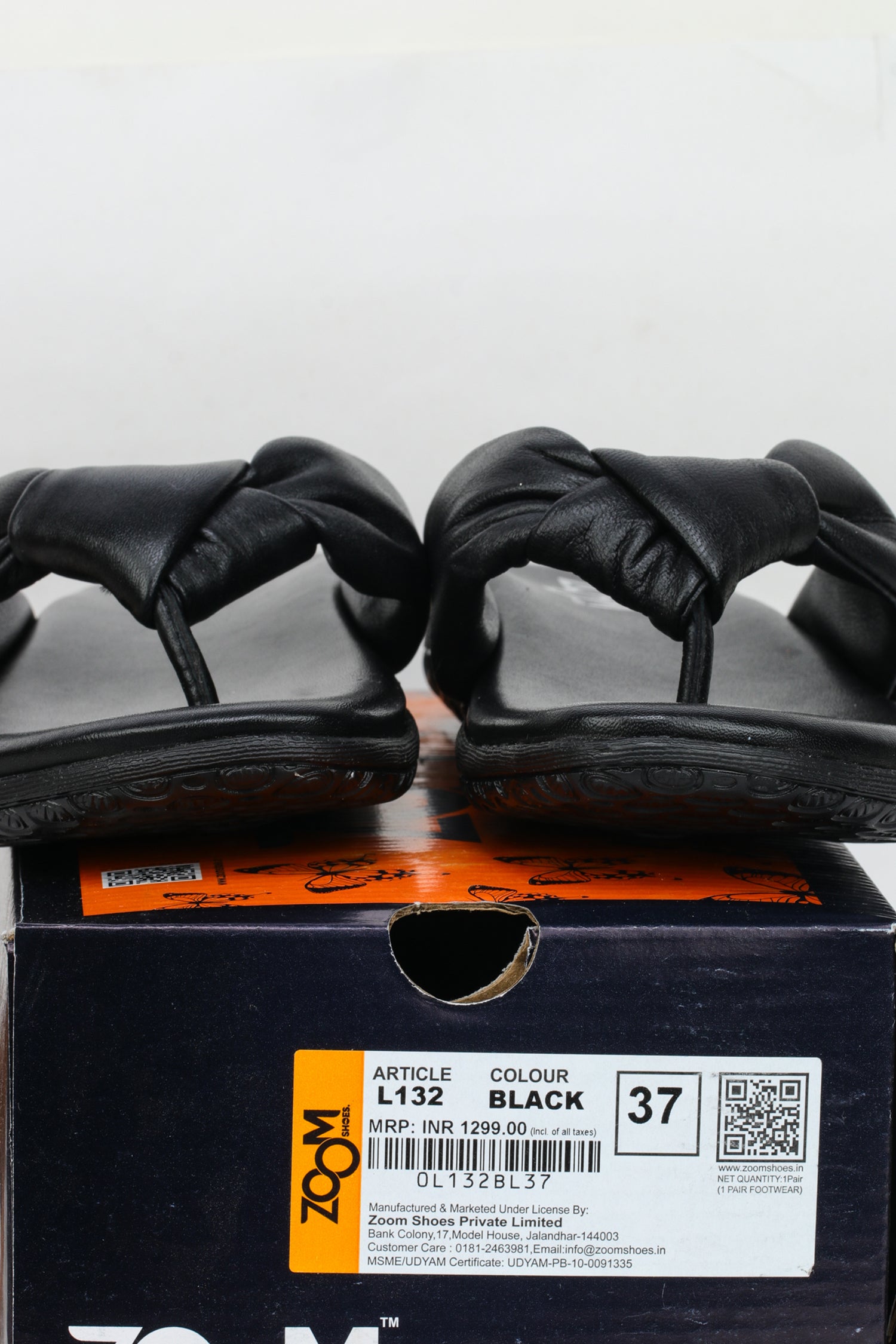 Women’s Genuine Leather Low Ankle Casual Slip-On Knot Sandals - L132