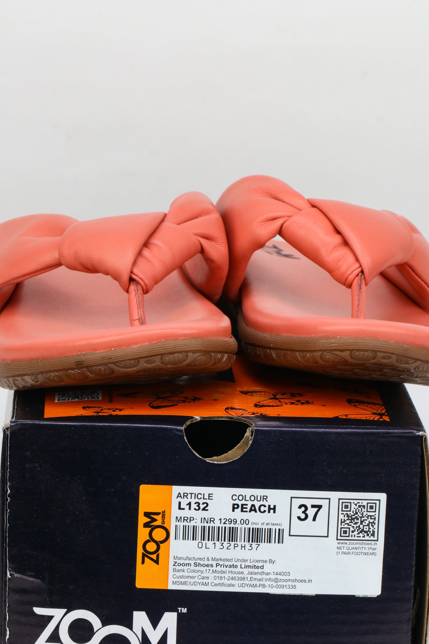 Women’s Genuine Leather Low Ankle Casual Slip-On Knot Sandals - L132