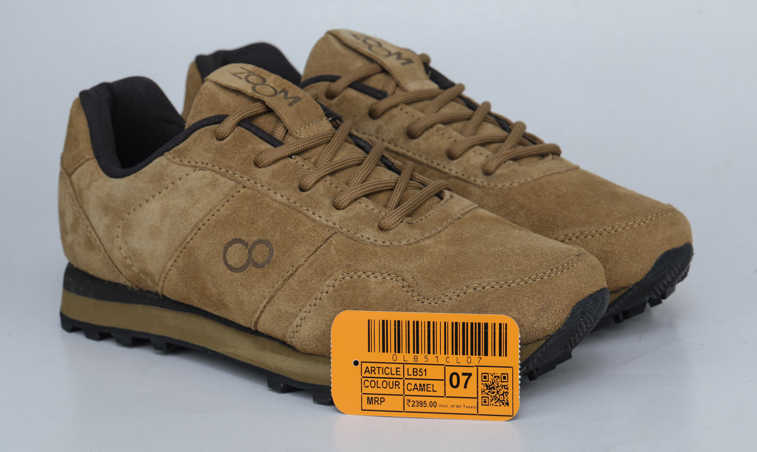 Men’s Genuine Leather Textured Lace-Up Casual Shoes - LB51