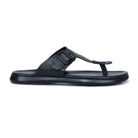 Men’s Genuine Leather Slippers CN 81 – V-Toe Design with Cushioned Insole - Zoom Shoes India