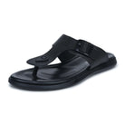 Men’s Genuine Leather Slippers CN 81 – V-Toe Design with Cushioned Insole - Zoom Shoes India