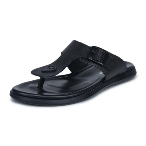 Men’s Genuine Leather Slippers CN 81 – V-Toe Design with Cushioned Insole