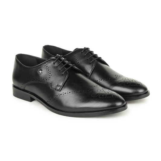 Black Brogue Shoes for Men_1