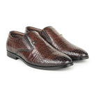 brown crocodile print loafers_2