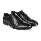 black crocodile print loafers_1