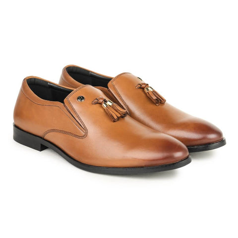 Tan tassel loafers for mens_3