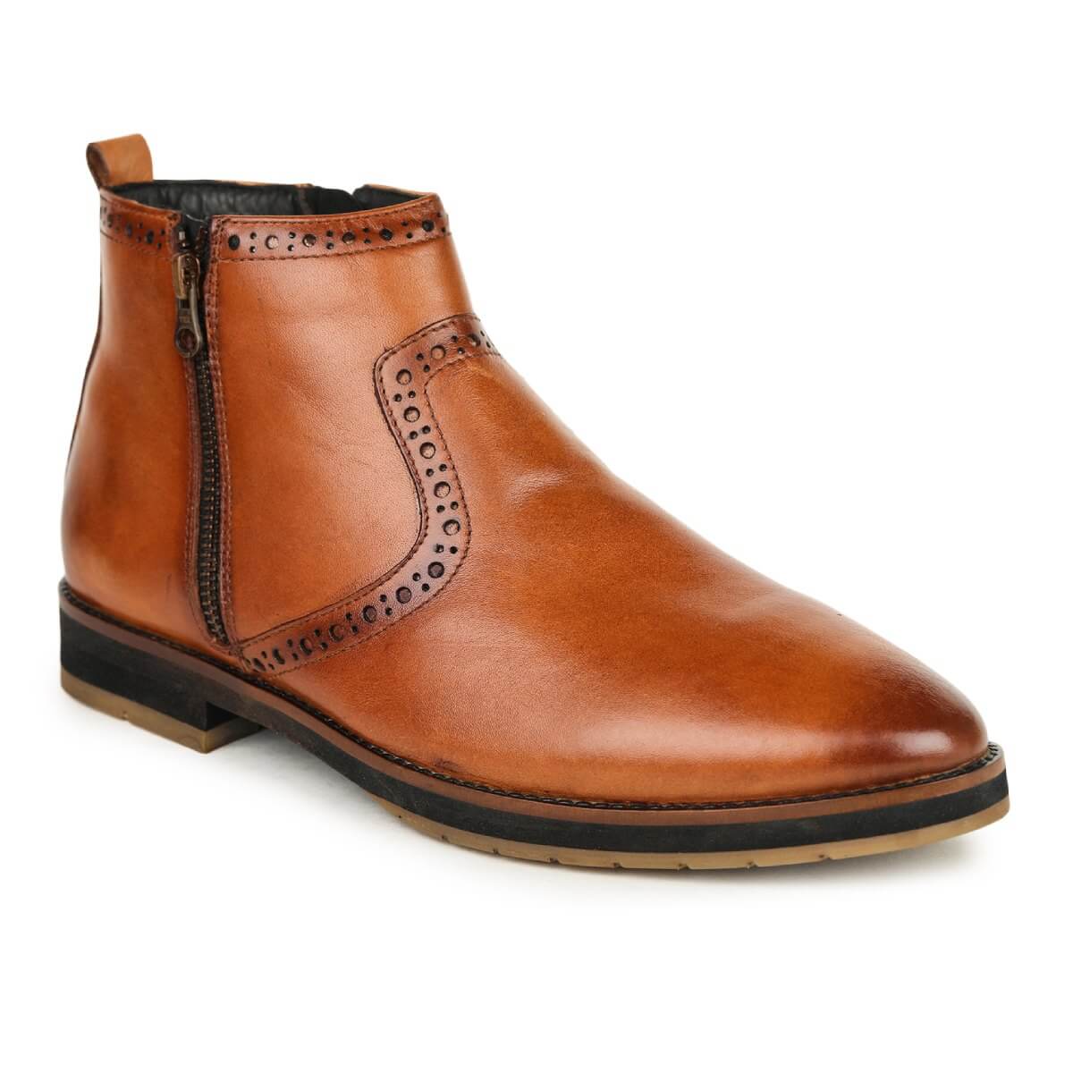 Tan Chelsea Boots Men_4