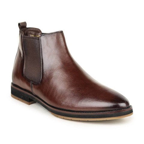 mens leather chelsea boots brown3