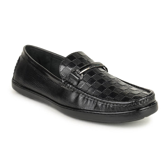 checkbox pattern loafers for men_7