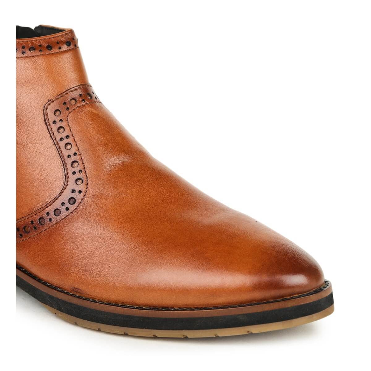 Tan Chelsea Boots Men_5