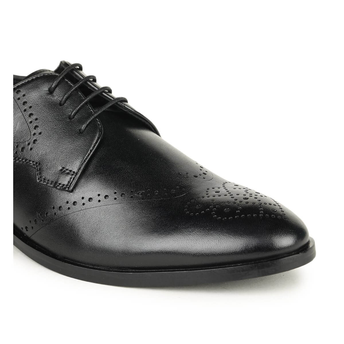 Black Brogue Shoes for Men_2