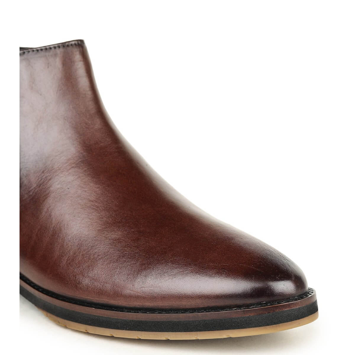 mens leather chelsea boots brown4