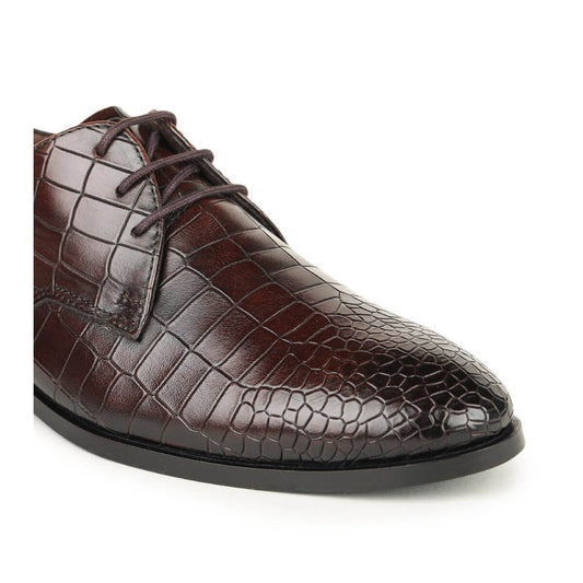 croco print lace up shoes_1