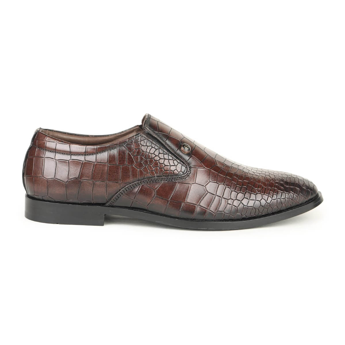 brown crocodile print loafers_5
