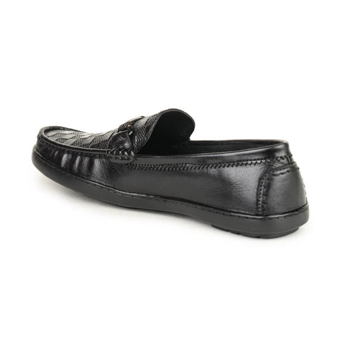 checkbox pattern loafers for men