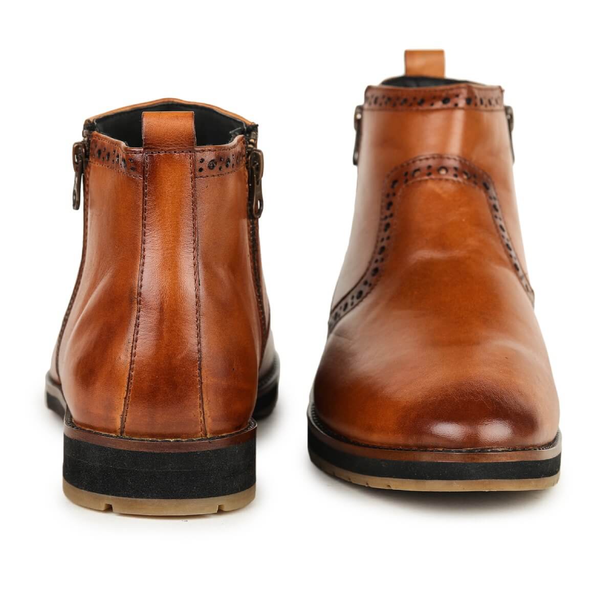 Tan Chelsea Boots Men_8