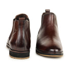 mens leather chelsea boots brown7