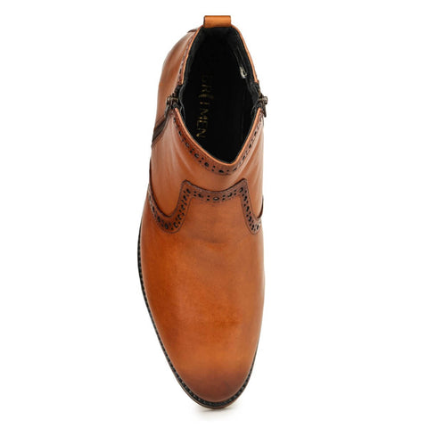 Tan Chelsea Boots Men_9