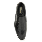black crocodile print loafers_9