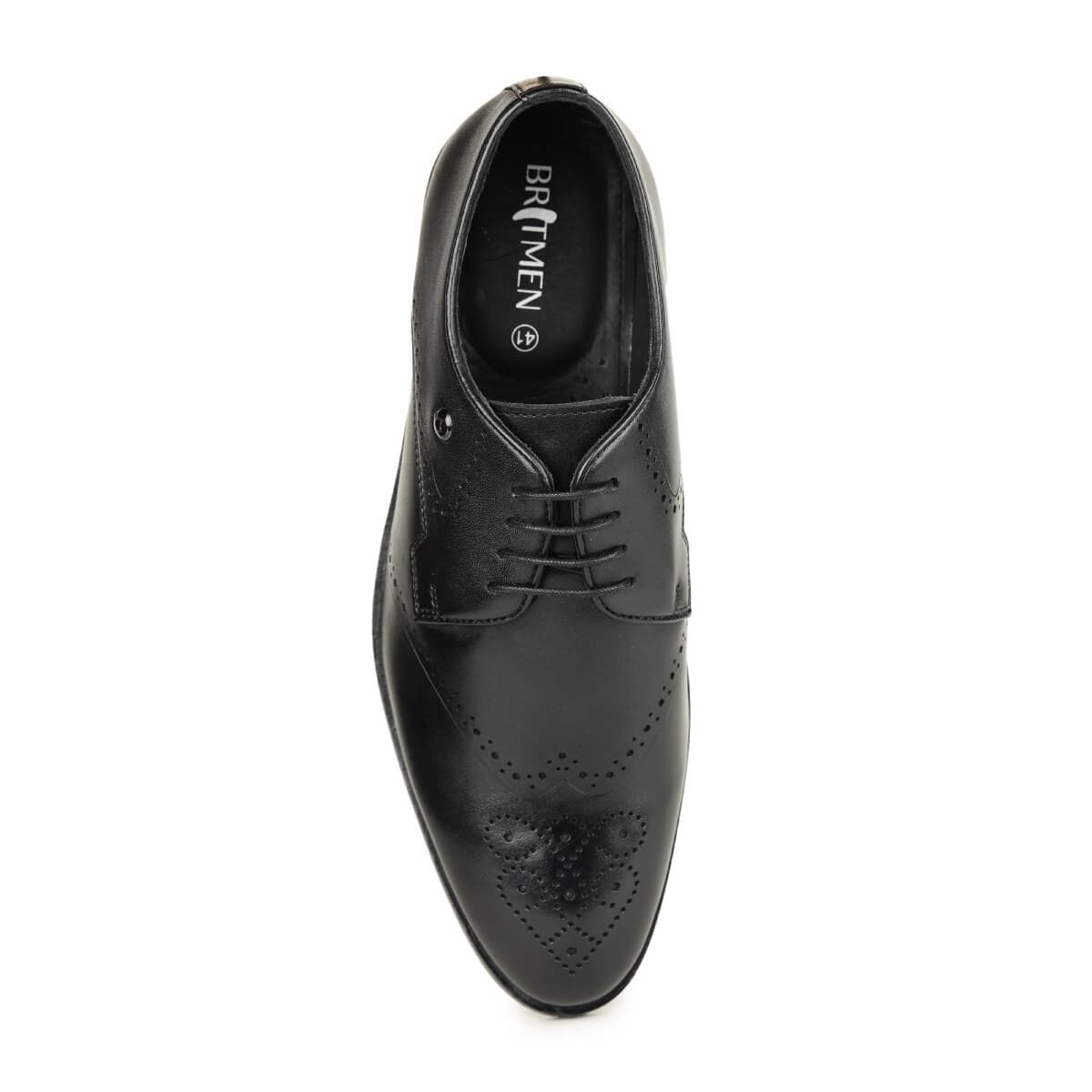 Black Brogue Shoes for Men_9