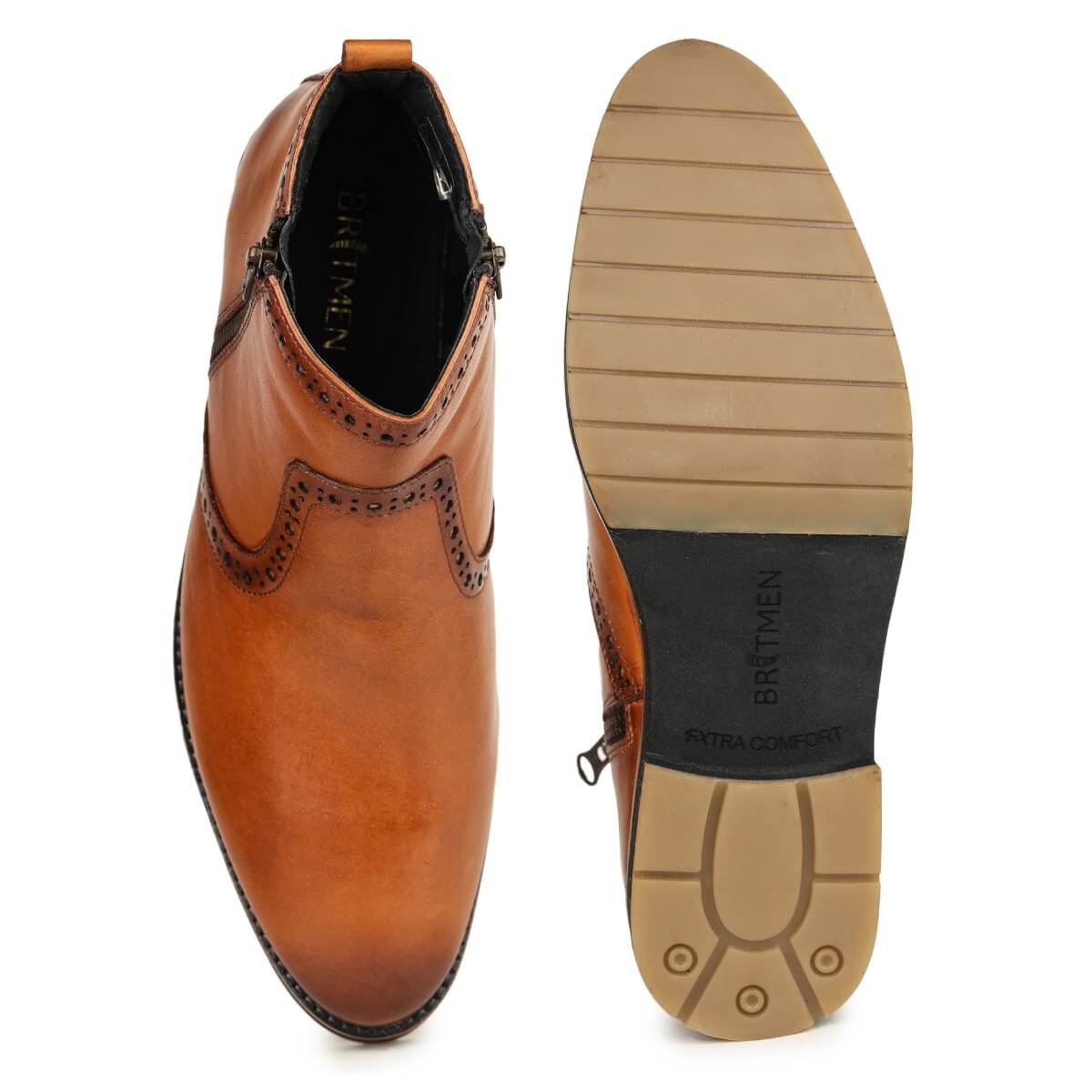 Tan Chelsea Boots Men_10