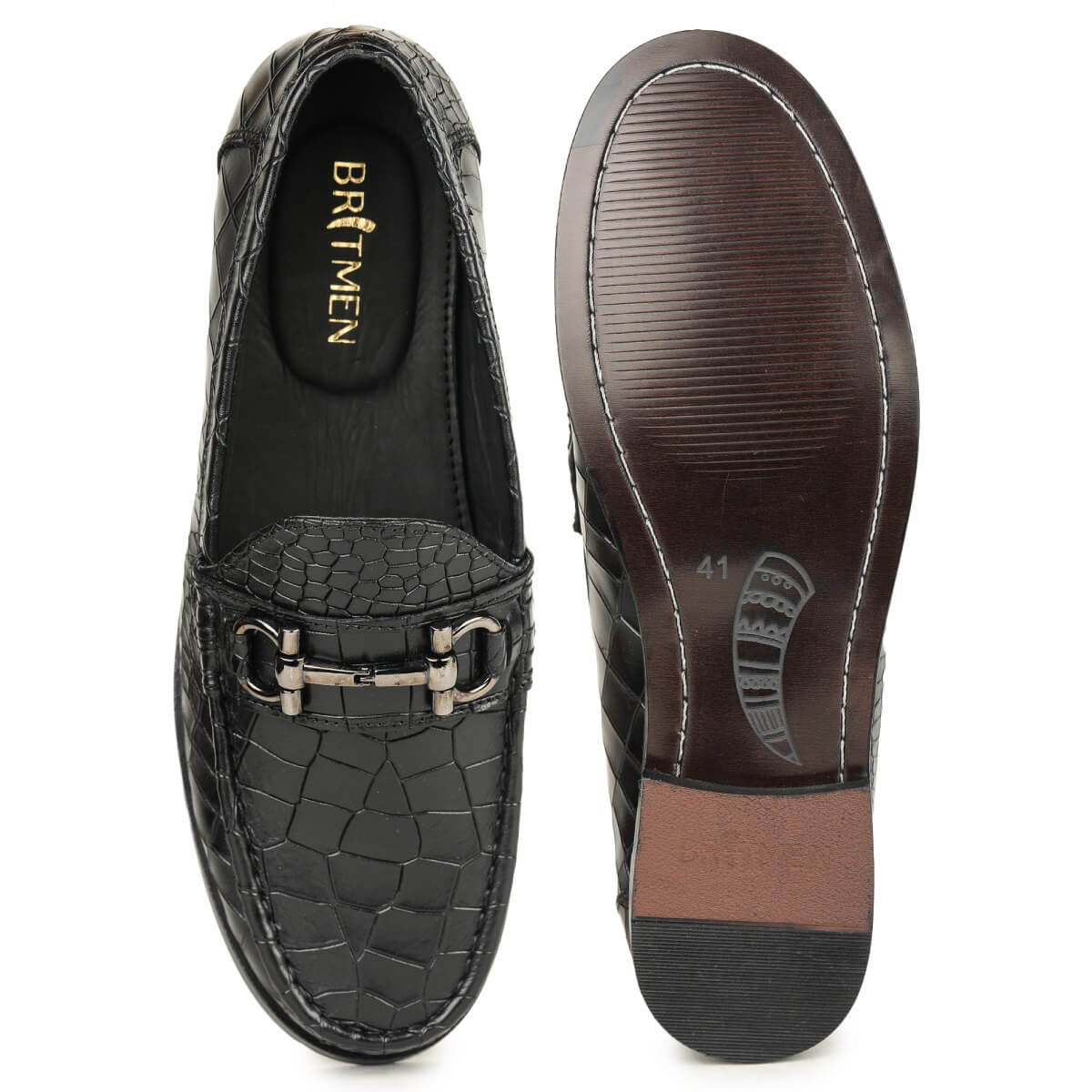 Chic Horsebit Crocs Loafer Shoes Britmen Shoes Zoom Shoes India