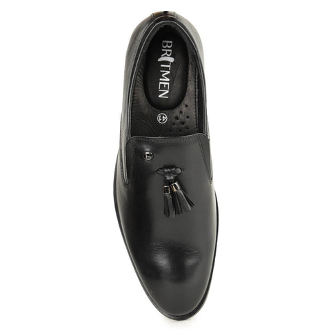 Black tassel loafers for mens_5